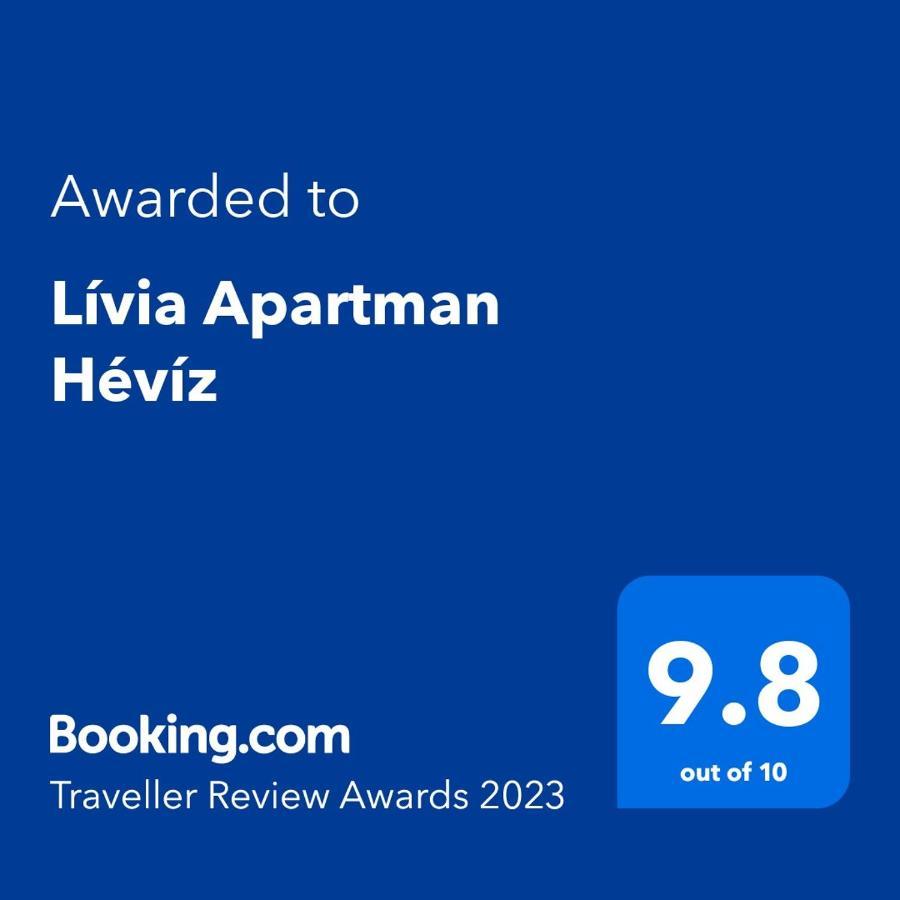 Livia Apartman Heviz Bagian luar foto